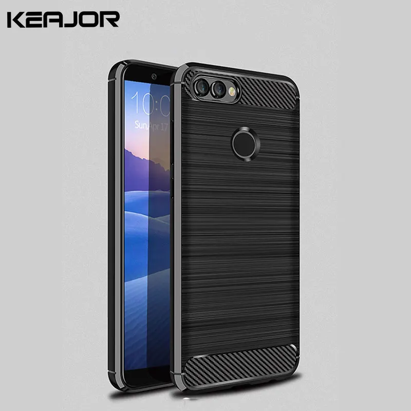 

For Huawei Y9 2018 Case Enjoy 8 Plus TPU Case Soft Carbon Fiber TPU Case Shockproof Case For Huawei Enjoy 8 Plus/Y9 2018 5.93''