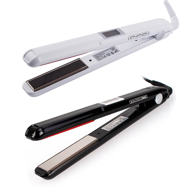 

Professional Hair Straightener Flat Iron With LCD Screen Ceramic Technology Hair Styling Tools Healthy Temperature Controls