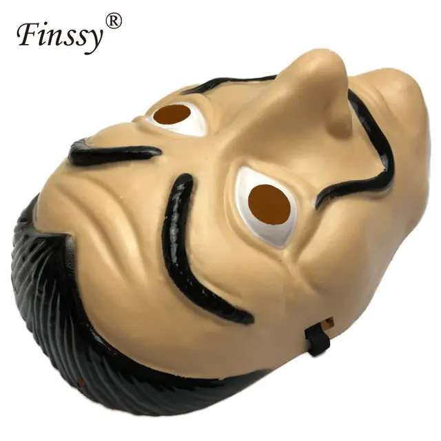 Money Heist The House of Paper La Casa De Papel Mask for Men Women Salvador Dali Mask Halloween Carnival Christmas dali Mask -