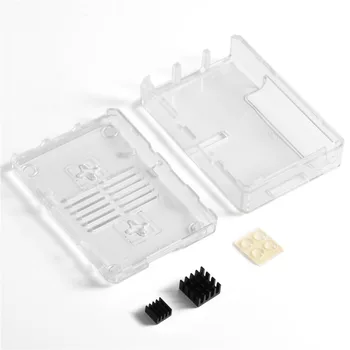 

Enclosure Protective Case For Raspberry Pi 3 Model B / 2 Model B / Model B+ 2pcs Heat Sink