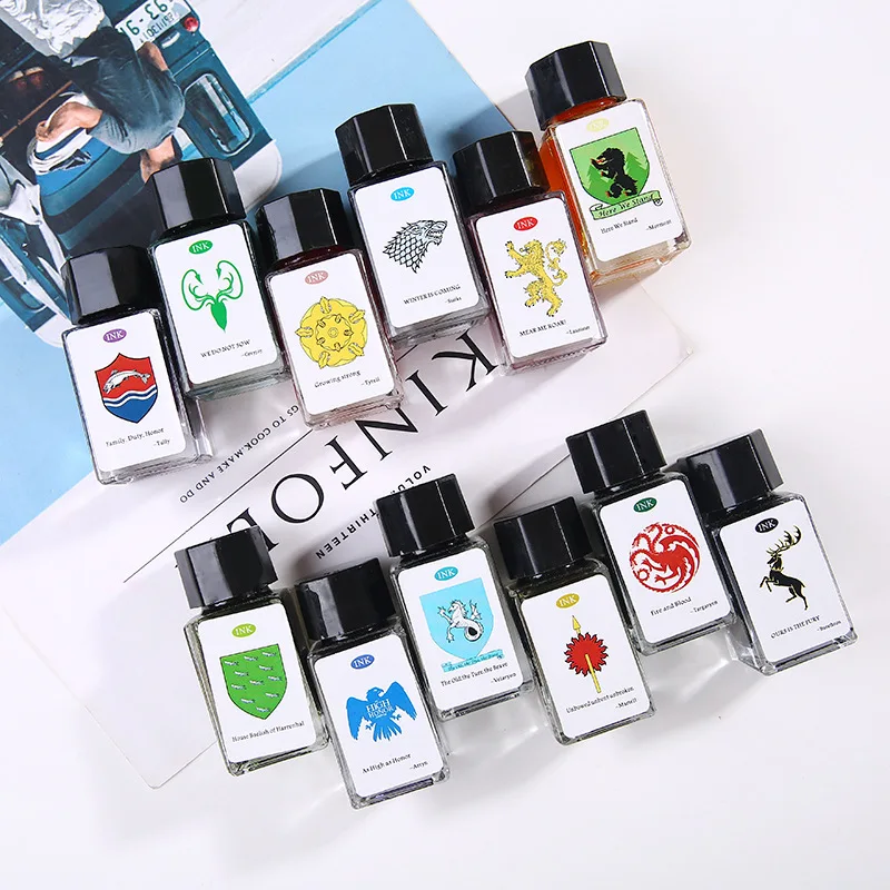 Fountain Pen Ink ,glass Dip Pen Ink  ,18ml bottle  Color Ink with Gold Powder Fountain Pen Ink ,glass Dip Pen Ink  ,18ml bottle  Color Ink with Gold Powder