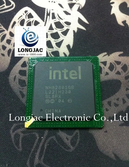 Bga NH82801GB GPU чип BGA единый пакет SLF8X | Электронные компоненты и принадлежности