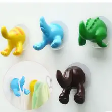 Милые животные хвост крюк милые животные хвост ванная комната пластиковые крючки из ПВХ для подвешивания полотенца использовать полный карамельный цвет крючки