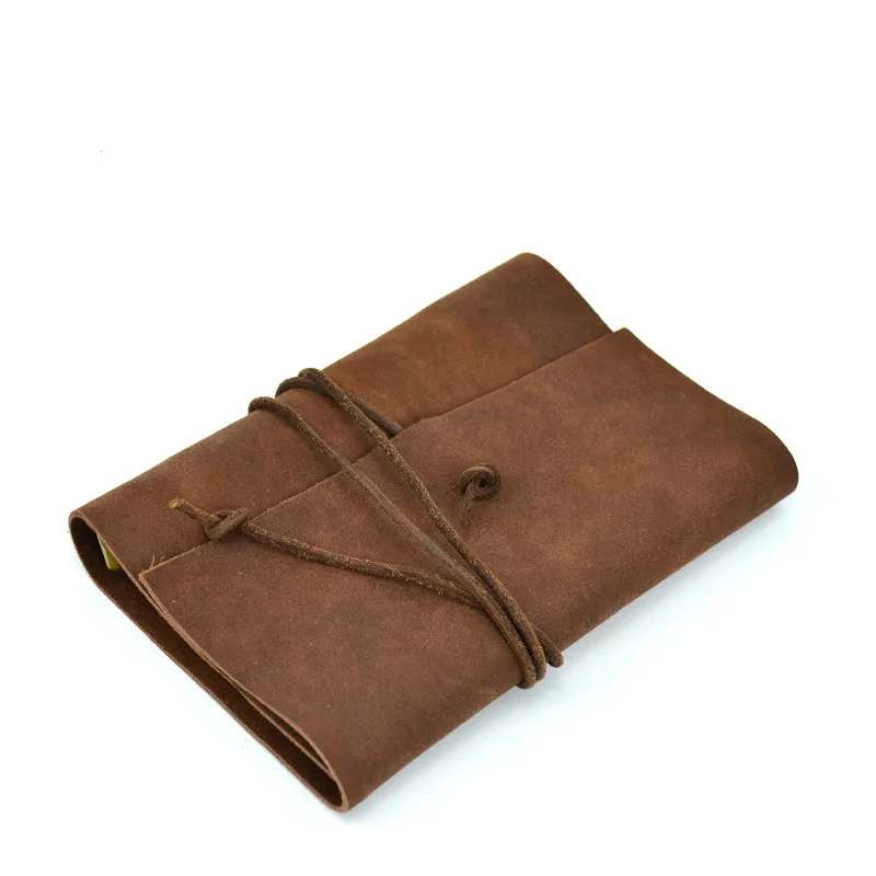 

Junetree Binder Traveler Notebook Vintage Soft Leather Daily Planner Journals Note book office supplies stationary a5 refillable