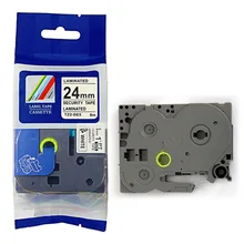 3PK Alta qualidade compatível 24mm fitas de etiquetas brother p touch tze fita de Segurança TZE-SE5 TZ-SE5 se5 tz tze se5