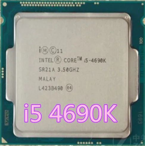 Процессор Intel Core I5 4690K i5 3 5 ГГц/6 МБ/разъем LGA 1150 четырехъядерный ЦПУ I5-4690K SR21A |