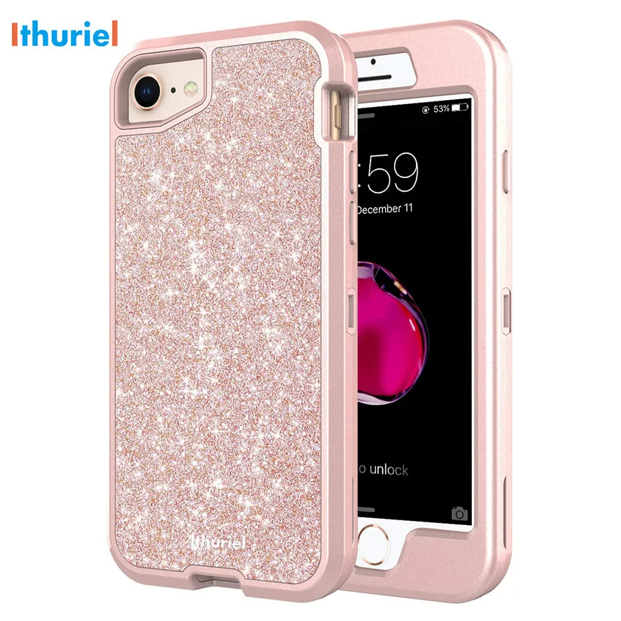 Чехол Ithuriel для Apple iPhone 6 6S 7 8 чехол 4 дюйма Роскошные блестящие противоскользящие
