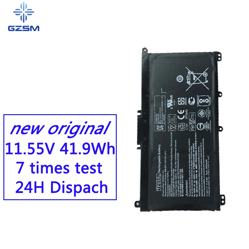 GZSM батарея для ноутбука TF03XL HSTNN-LB7J HSTNN-LB7X HP Pavilion 15-CD 920046-421 920070-855 аккумулятор |