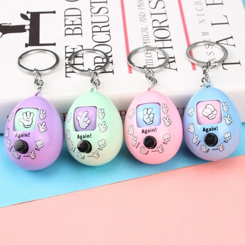 

New Mixed Family Mora Game Play Toy Key Key Key Key Key Keys Rock Rock Rock Rock Paper Treasures Key Dolls Egg Keychain Wheel