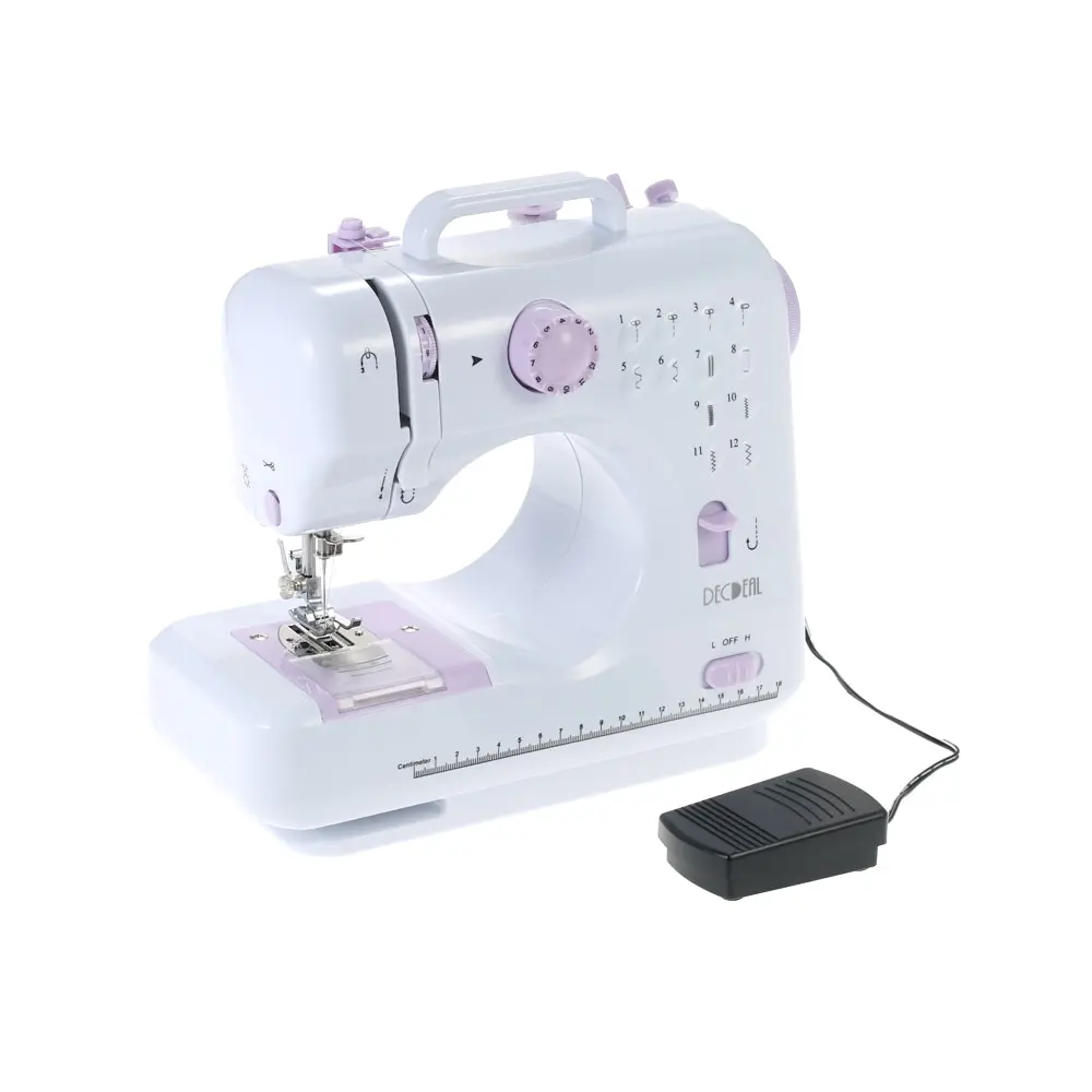 

DECDEAL Sewing Machine Electric Household Sewing Machine Speed Adjustable knitting Machine Electric Presser Foot Sewing Machine