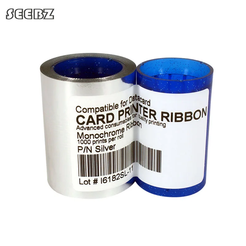 SEEBZ Новая серебряная лента DC285SL для Datacard SP25 SP30 SP35 SP55 SP75 CP40 CP60 CP80 принтер карт 1000