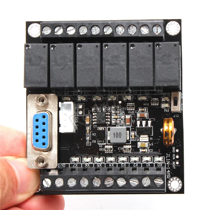 Бесплатная доставка PLC FX1N 14MR модуль детской яркости 66*73*20 мм релейный задержки