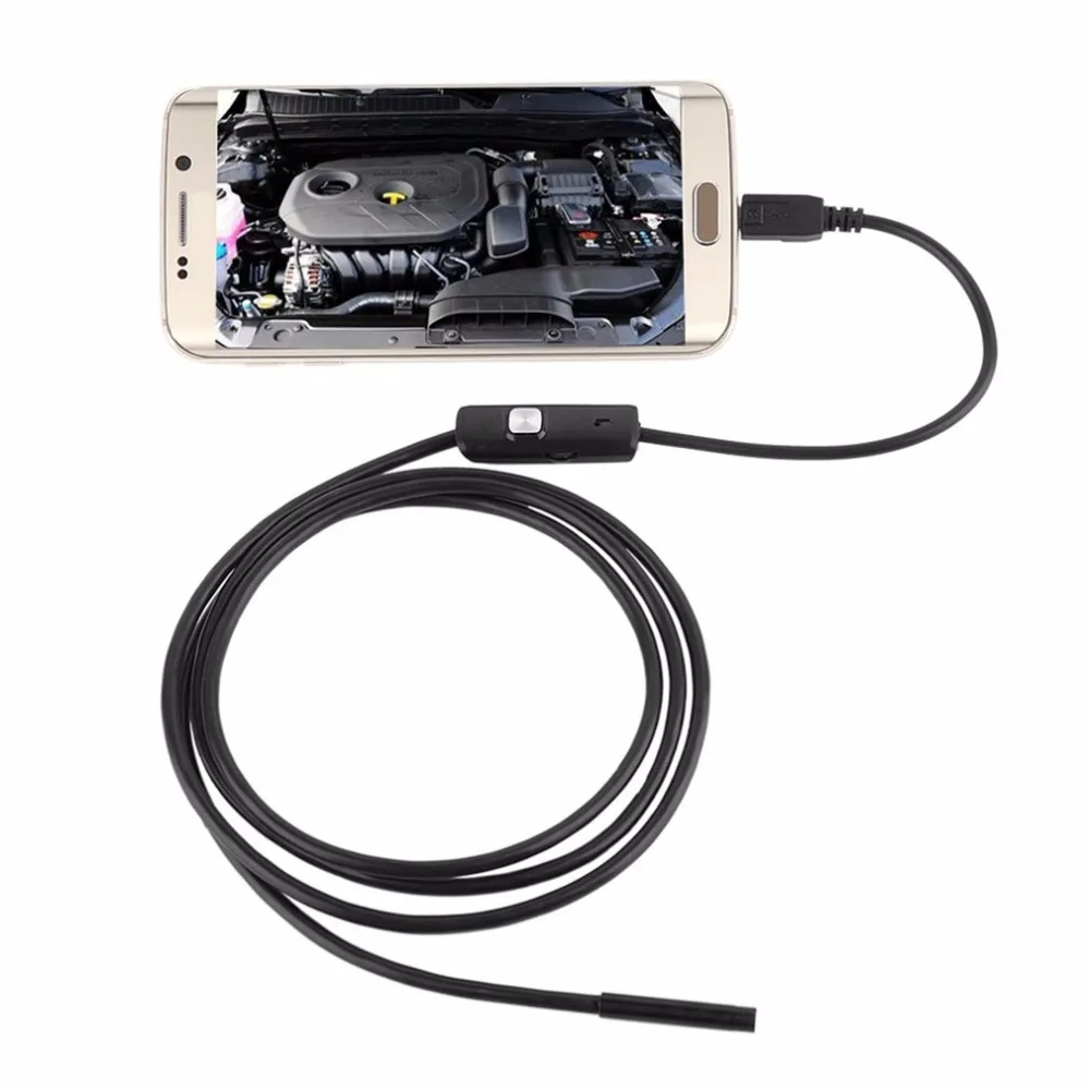 Мини USB эндоскоп камера осмотр Usb камера автомобиль бороскоп для Android смартфон/ноутбук 7 мм камера безопасности