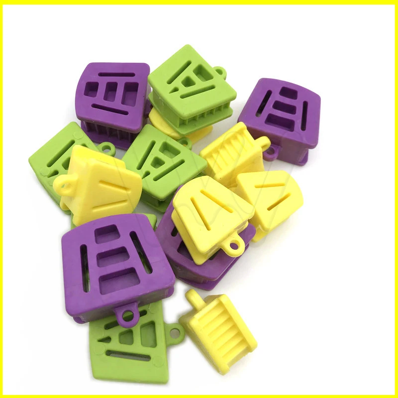 10Pcs Dental Bite Block Retractor Opener Silicone Mouth Props Cushion AdultChild (1)
