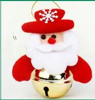 Buckets of christmas ideas Santa Claus Doll Christmas Decoration Xmas Tree Hanging Ornaments Pendant Kids Best Gift Craft