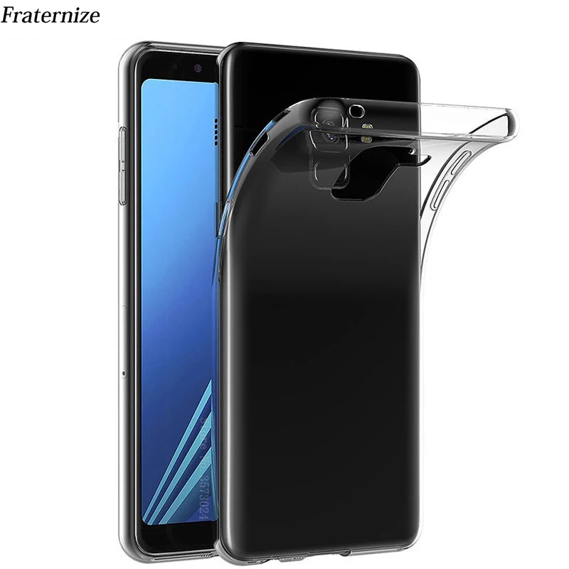 Прозрачный силиконовый мягкий чехол для Samsung Galaxy Note 9 8 S8 S9 Plus J4 J6 A6 A8 2018 кристально