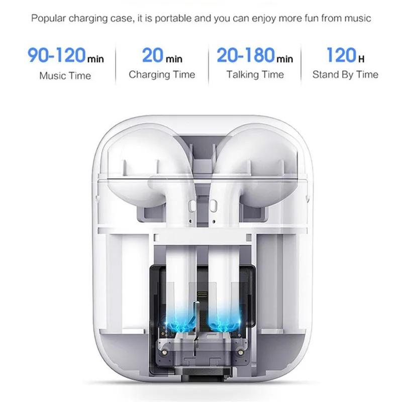 I9s TWS Bluetooth 5,0 наушники стерео Беспроводной мини Бизнес вызова гарнитура с зарядной чехол для iPhone Air Pod samsung