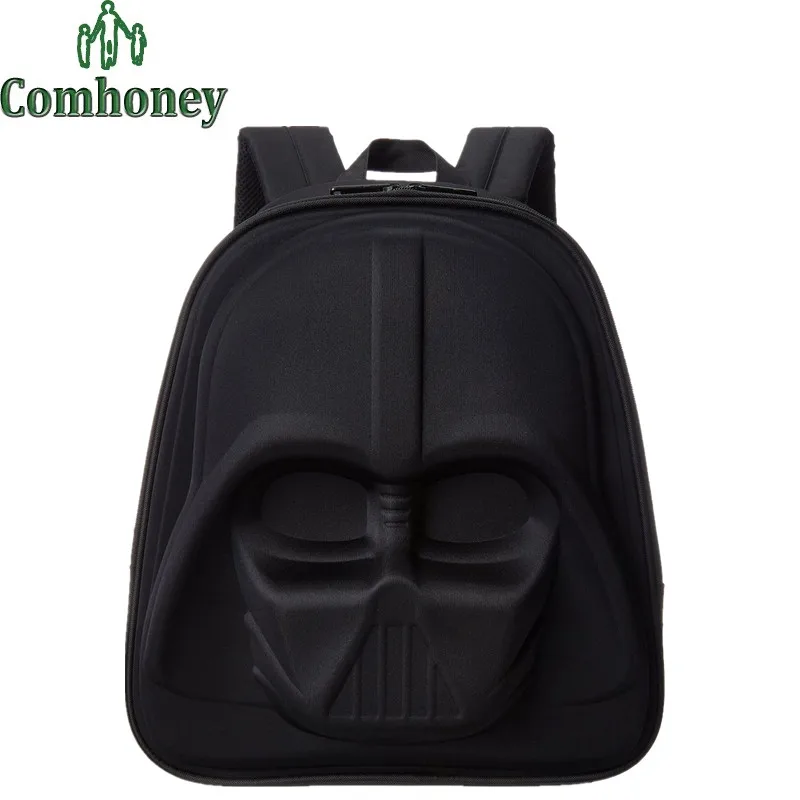 Children Backpacks Star Wars Backpack for Teenagers Boys Girls 3D Black Knight White Soldiers School Backpack Kids School Bags(China (Mainland))