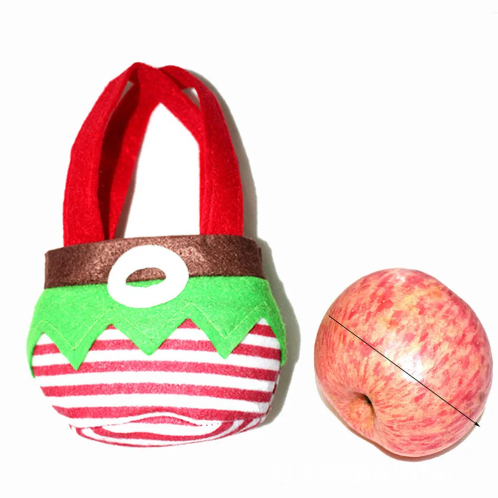Buy New Qualified Christmas apple gift bag Candy bag Cute Christmas eve