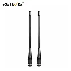 2 шт. Retevis RHD-701 УКВ двухдиапазонный антенна SMA-F женский для Baofeng UV-5R Bf-888S для Kenwood для Retevis RT5R H777 RT5 RT21