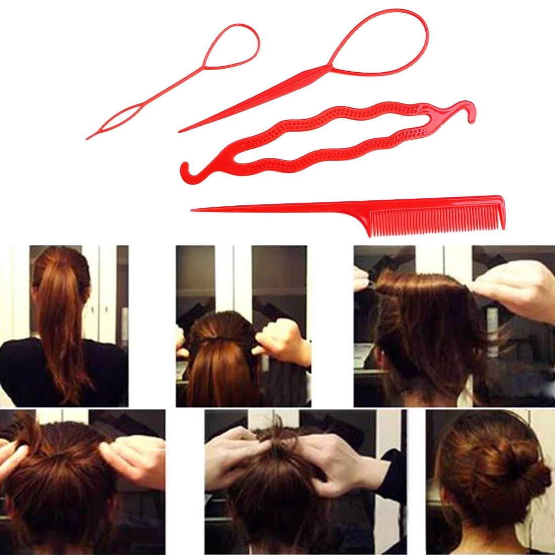 

Fashion Sets Girls Fast Easy Princess Hairstyle Popular Hair Artifact Make Styling Tool