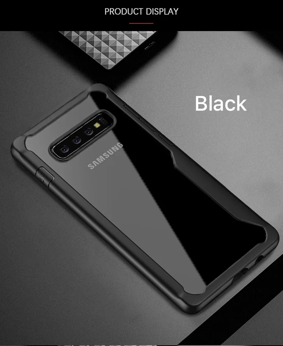 LUPHIE Shockproof Case For Samsung Galaxy S10 Plus Transparent Case (11)