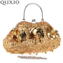 Расшитые блестками модные роскошные вечерние сумки-клатчи новые сумки с бусинами элегантная Свадебная сумка винтажные вечерние сумки Сумка для невесты XST10