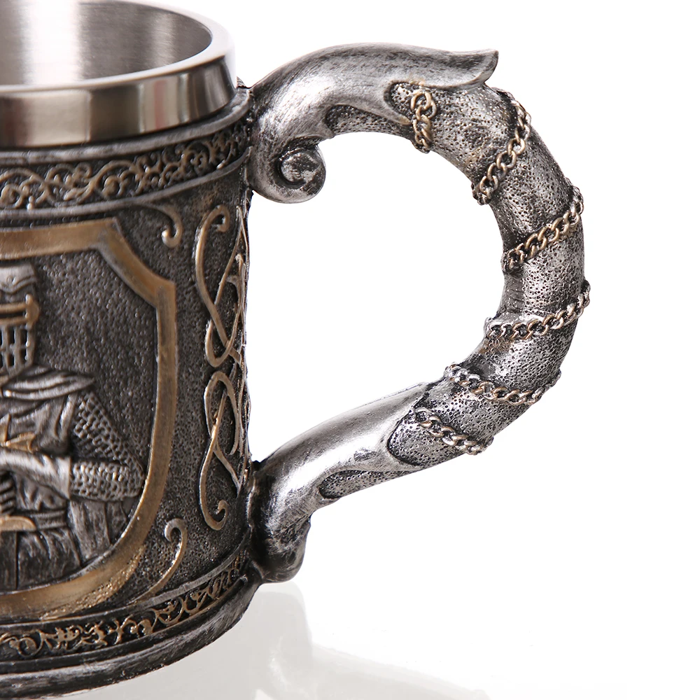 viking skull coffee mug