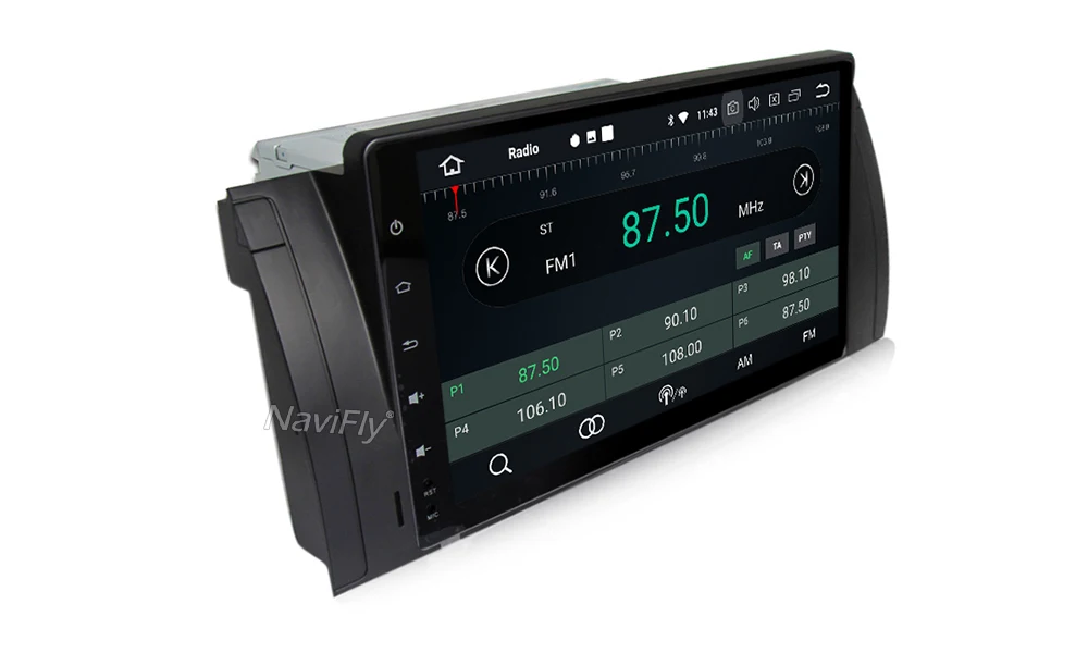 Sale Navifly PX5 android 8.0 octa Core 9 inch HD Car dvd Player GPS Navigation for bmw E39 X5 M5 E53 with DSP IPS BT WIFI 14