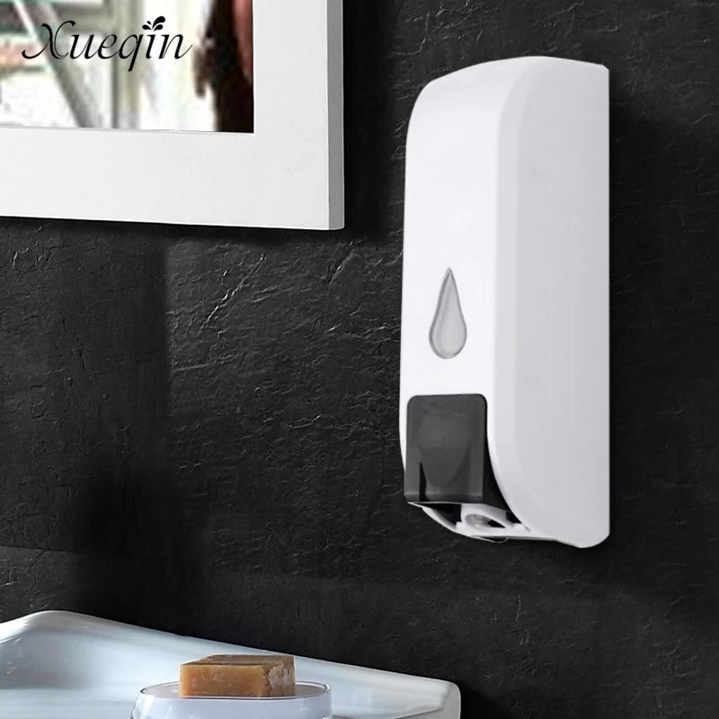 

Xueqin 350ml Wall Mounted Liquid Soap Dispenser Home Hotel Bathroom Shampoo Lotion Bottle Container Dispensers