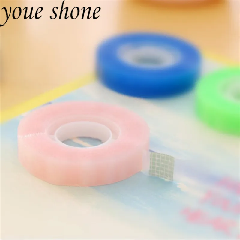 

1pcs/32m Writing Adorable Adhesive Tape Repair Book Document Single-Side Tape Color Adhesive Force Lasting Transparent Mark Tape