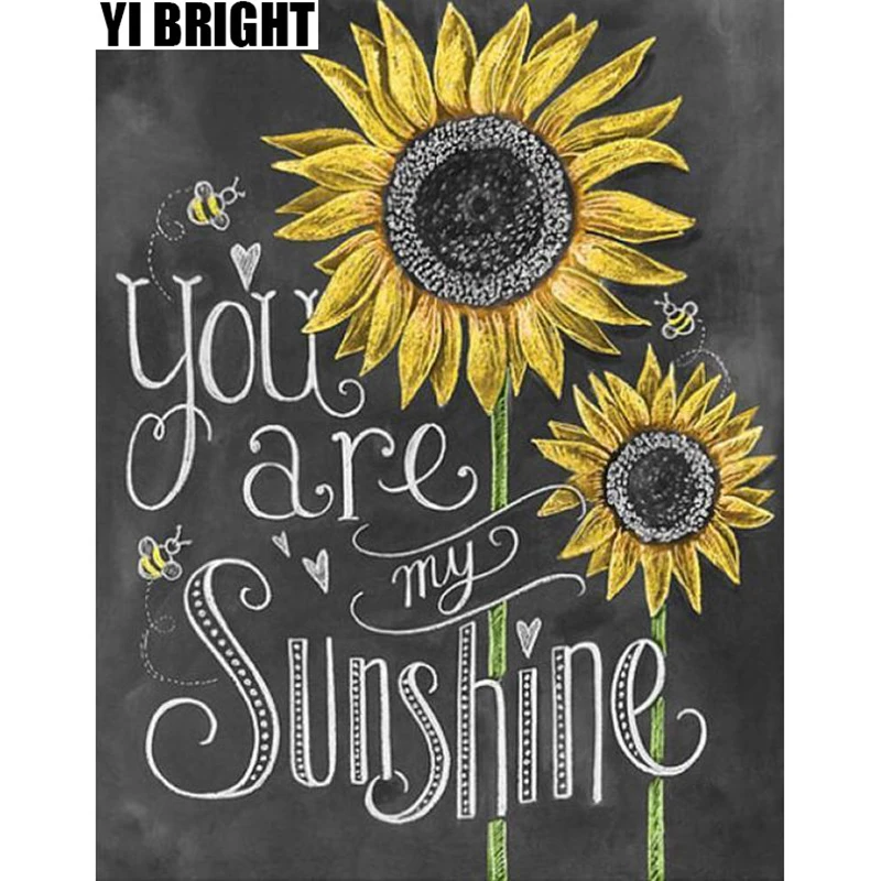 

5D DIY Religion "You're My Sunshine Flower"Painting,Diamond Embroidery,Full Square&Round Diamond,Mosaic Gift,Diamond Painting GT