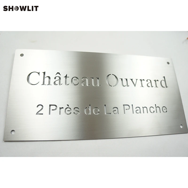 Custom Stainless Steel Office/Company Name Plates company