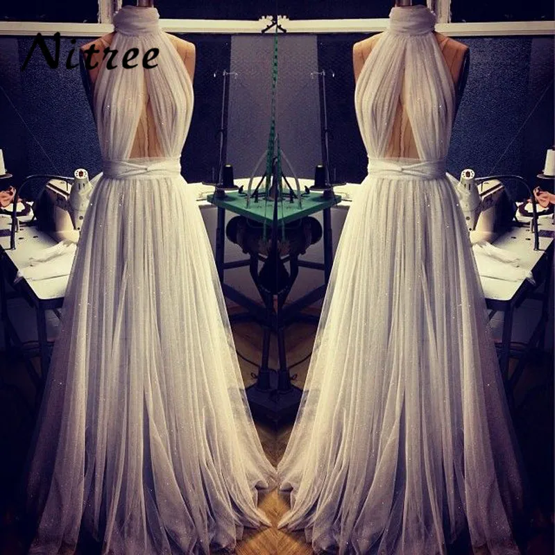 Вечерние платья Robe de soiree турецкий Роскошные трапециевидной формы без рукавов