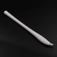 50 шт одноразовые руководство микроблейдинг бровей ручка с 12/14/18U иглы лезвия руководство игла с микролезвием инструменты