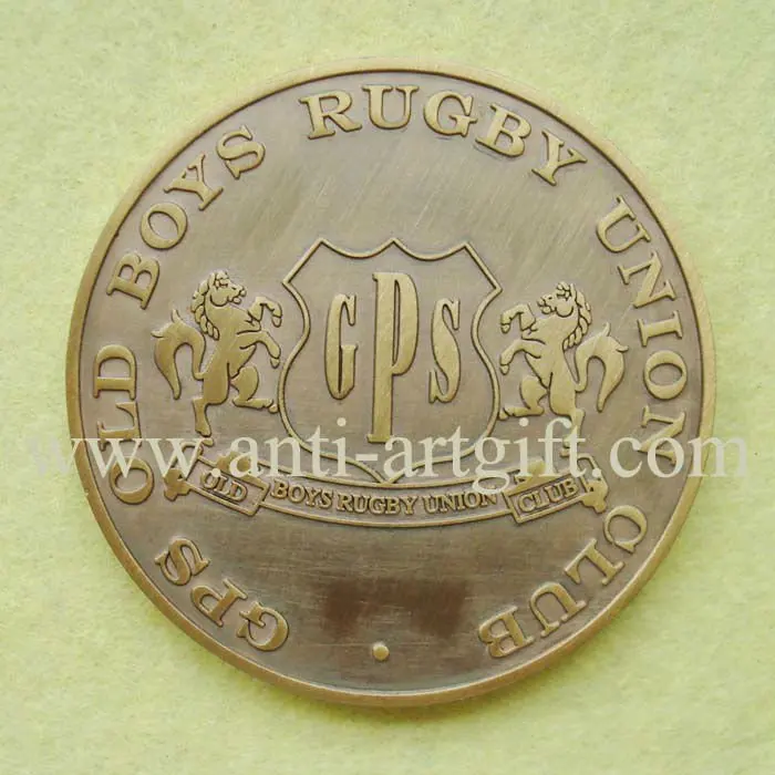 

Customized 2017 Newest souvenir coin GPS Zinc alloy antique gold high quality No MOQ