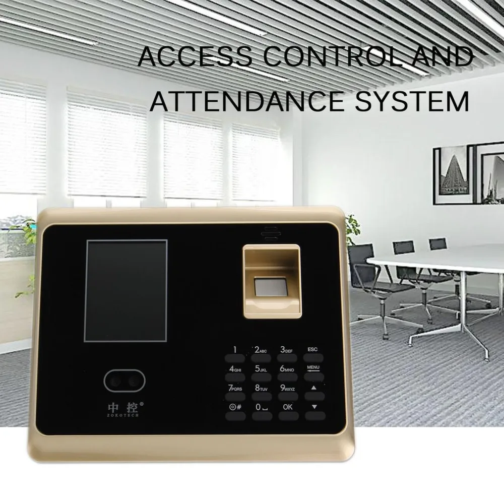 

ZK-FA20 Face Recognition Attendance Machine Fingerprint Management Machine Employee Checking-in Payroll Recorder Access Control