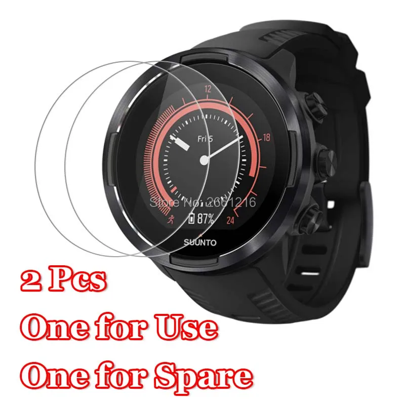 2 Pcs/Lot For Suunto9 Baro Tempered Glass 9H 2.5D Premium Screen Protector Film For Suunto 9 Baro Sports Smart Watch
