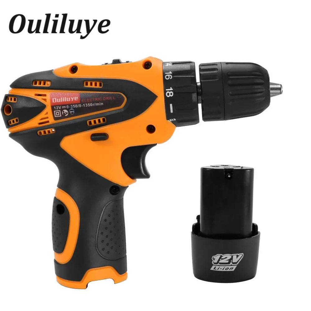 

12V Mini Electric Cordless Wireless Screwdriver Torque Screw Drill Batteries Rechargeable Multi-function Power Driver Tools