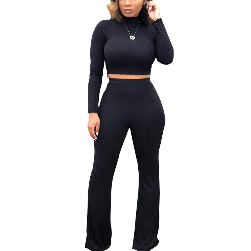 YUYOU Autumn Women Jumpsuits Casual 2 Piece Set Soft Jumpsuit Long Sleeve Solid Wide Leg Jumpsuit Overalls Street wear 