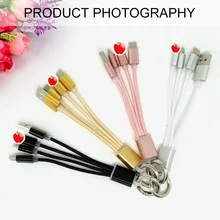 keyring For iphone cable 3 In 1 USB Charger Cable USB Cable Metal Cord Charger Key Chain Cable For IPhone Fo Android 13.5cm цена keyring For iphone cable 3 In 1 USB Charger Cable USB Cable Metal Cord Charger Key Chain Cable For IPhone Fo Android 13.5cm цены онлайн