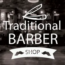 Barber Shop Sign Wall Decal Hairdresser Salon Wall Window Decor Stickers Posters Mustache Scissors Removable Wallpaper 3W15 цена Barber Shop Sign Wall Decal Hairdresser Salon Wall Window Decor Stickers Posters Mustache Scissors Removable Wallpaper 3W15 цены онлайн