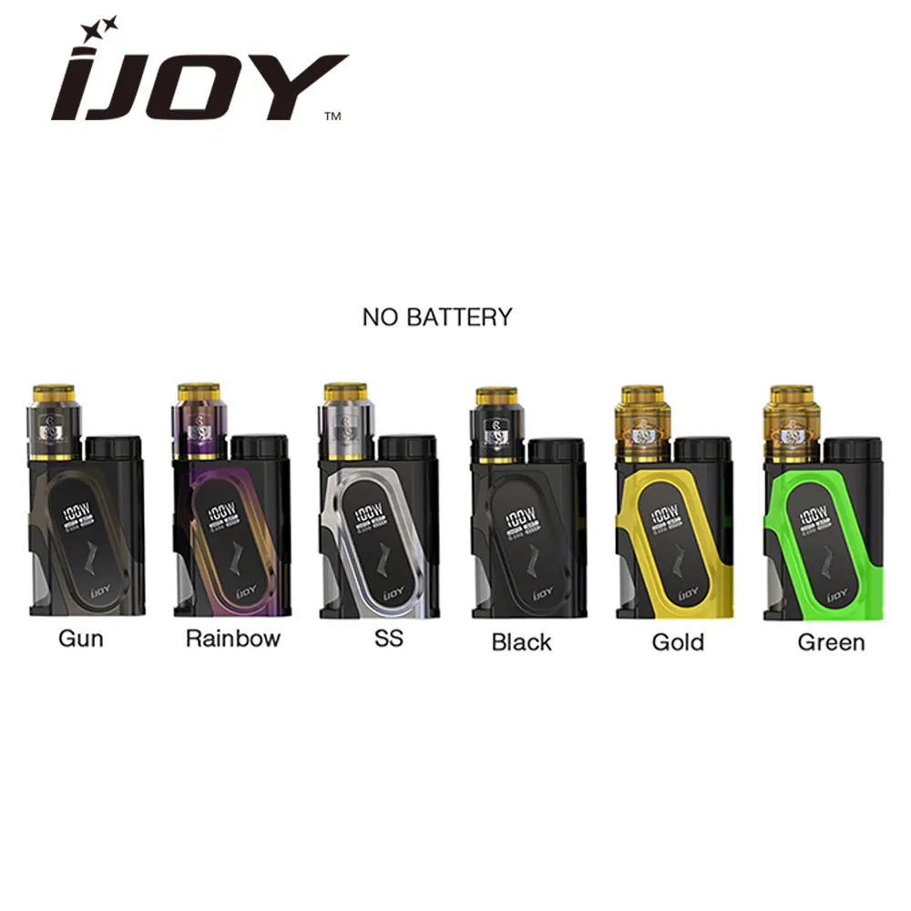 

Original IJOY CAPO 100W 20700 Squonker Kit Max Output 100W with CAPO 20700 Squonk MOD & 9ml COMBO RDA Triangle Atomizer Vape Kit