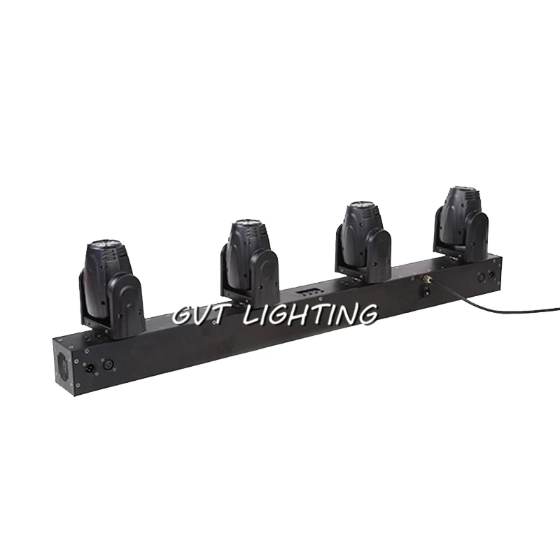 4 головы луч пейзаж свет 4x10 Вт RGBW Led движущийся головной свет DMX Floorlight для DJ Дискотека ночной клуб вечерние события шоу Этап