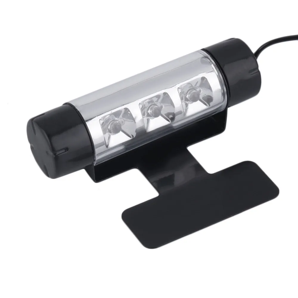 

Essential 3LED Car Charge 12V 4W Glow Interior Decorative 4in1 Atmosphere Blue Light Lamp Atmosphere inside foot lamp 624