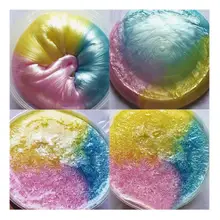 Пушистая пена слизь шпатлевка снятие стресса Магия многоцветный слизь хлопок грязь мягкая игрушка игрушки антистресс игрушки ПЛАСТИЛИНОВАЯ глина