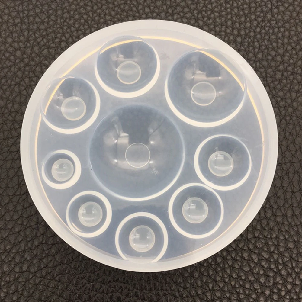 

1pcs Clay Mold Hemisphere Shape Square Oval Drop Mold DIY Crystal Epoxy Gem Mould Resin Molds Pendant Crystal Jewelry Making