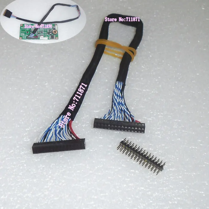 

30P LCD Screen Cable Extension cord 30Pin to 30P Female LVDS Screen Line 30P/30Pin Screen line extend 2.0 Pitch needle Connector