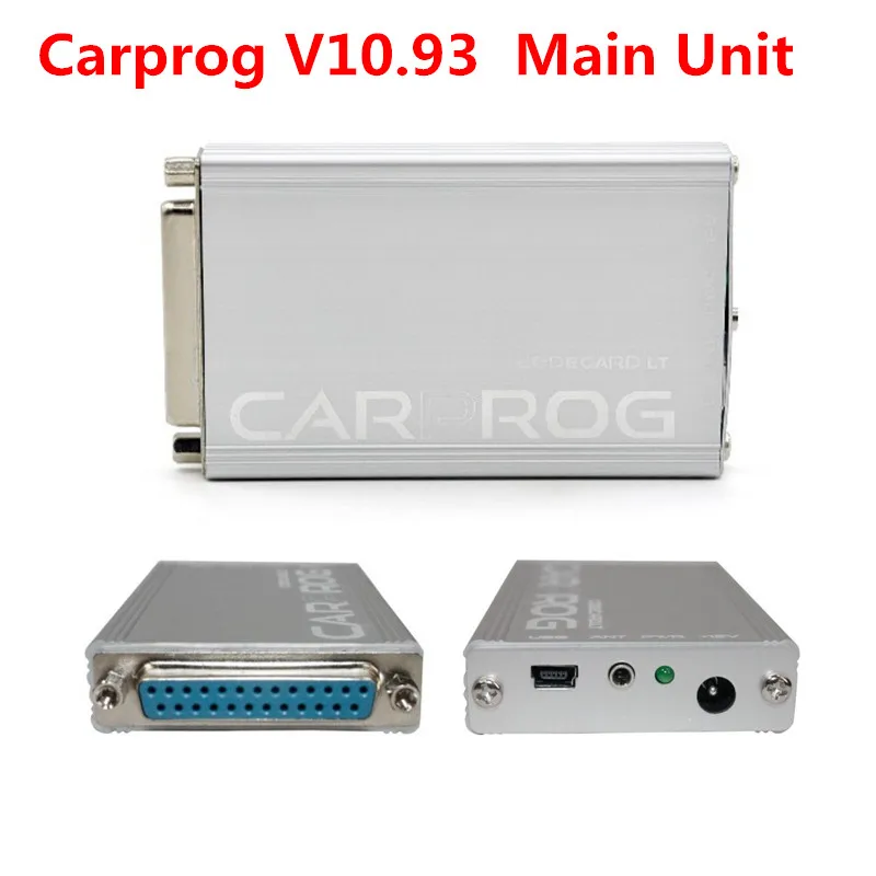 Новейший CARPROG V8.21 V10.93 полный набор 21 адаптер Авто ECU чип Тюнинг инструмент универсальный инструмент для ремонта ЭКЮ Carprog 8,21 онлайн версия - Цвет: V10.93 Main Unit