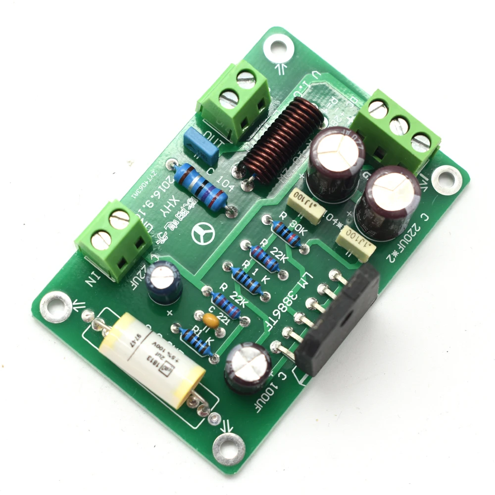 Lusya HiFi LM3886TF моно аудио усилитель мощности плата 68 Вт для 4 8 Ом динамик Собранный F5